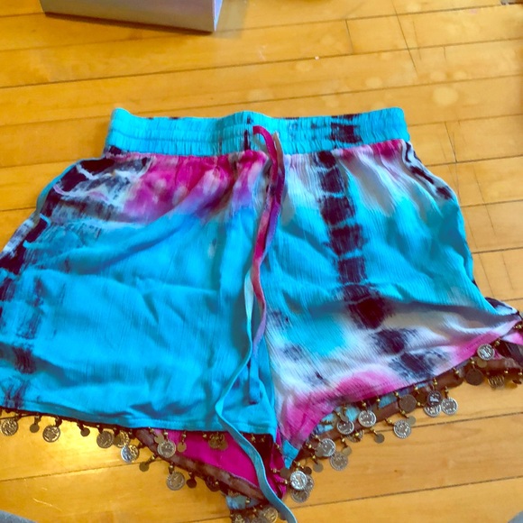 ASOS Pants - Tie dye drawstring shorts